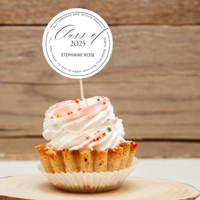 Autocollants de remise des diplômes 2025 et cadeau (Créateur téléchargé)