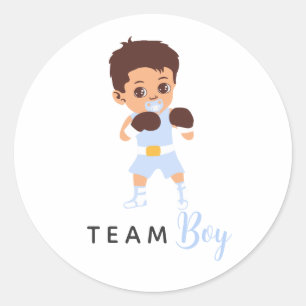 Autocollants de révélation du sexe de bébé Team Bo