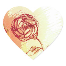 Autocollants de Rose Campagnard