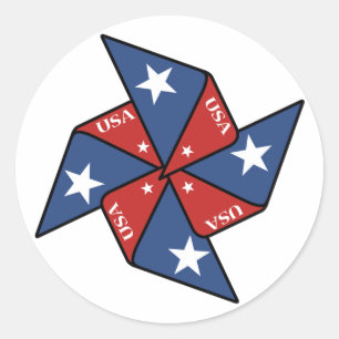 Autocollants de roue patriotique
