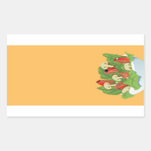 Autocollants de salade pour produits alimentaires