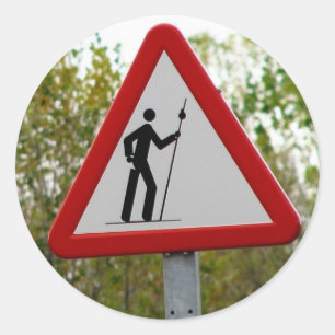 Autocollants de signe de pèlerin