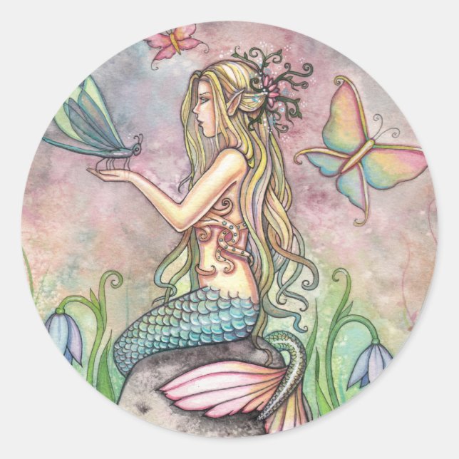 Autocollants de sirène par Molly Harrison (Devant)