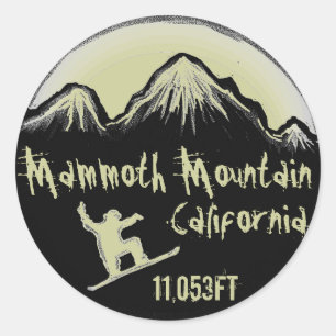 Autocollants de snowboard de la Californie de Mamm