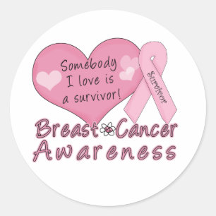 Autocollants de survivant de cancer du sein