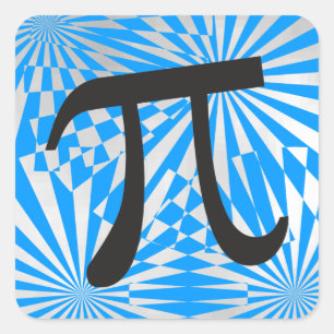 Autocollants de symbole Pi rétro - Cadeau de Pi Da