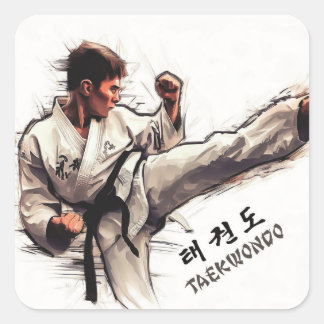 Autocollants de Taekwondo