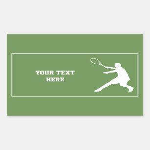 Autocollants de tennis personnalisés pour la fête 