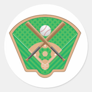 Autocollants de terrain de base-ball