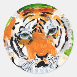 Autocollants de tigre à âme