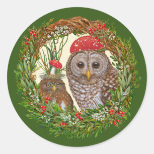 Autocollants de vacances Owl Friends