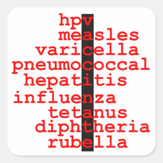 Autocollants de vaccination