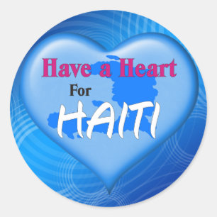 Autocollants de Valentine de soulagement du Haïti