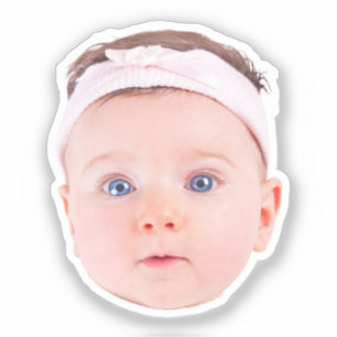 Autocollants de visage personnalisés Photo de visa