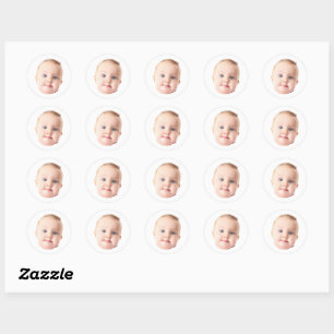 Autocollants de visage personnalisés Photo de visa