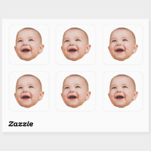 Autocollants de visage personnalisés Photo de visa