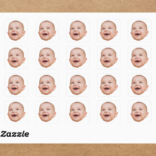 Autocollants de visage personnalisés Photo de visa