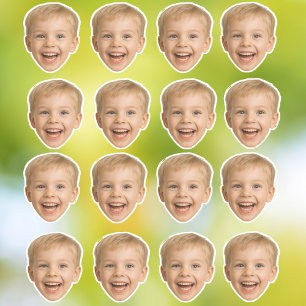 Autocollants de visage personnalisés Photo de visa