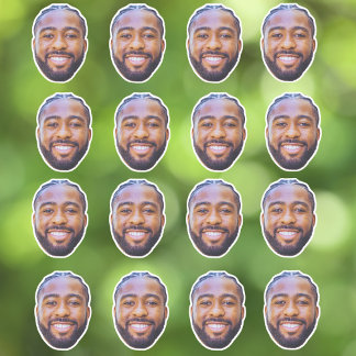 Autocollants de visage personnalisés Photo de visa