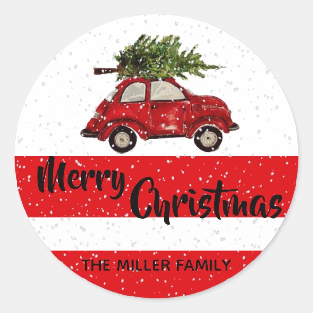 autocollants de voiture de Noël (Devant)