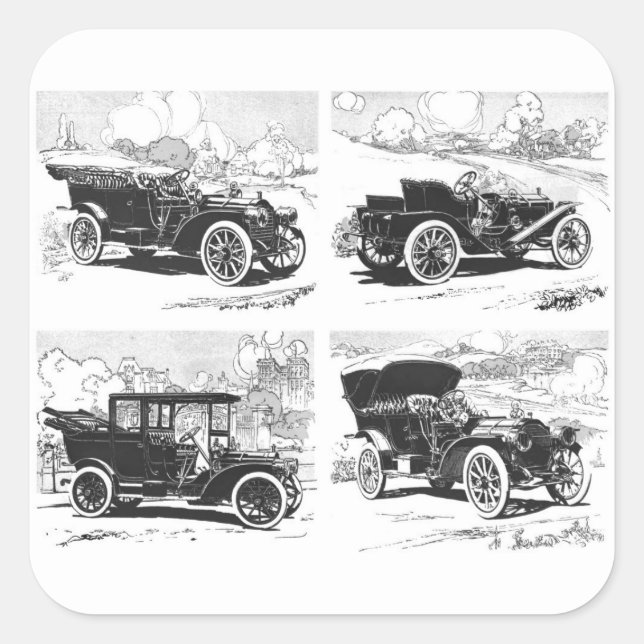 autocollants de voitures anciennes (Devant)