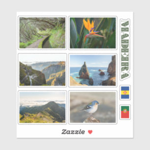 Autocollants de voyage photo de Madère Portugal (+