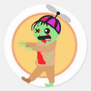 Autocollants de zombi de casquette