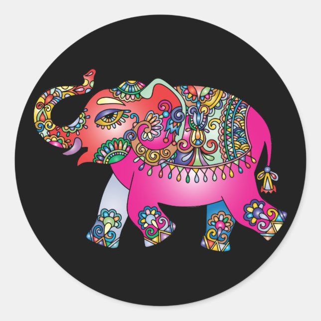 autocollants d'éléphant (Devant)