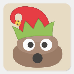 Autocollants d'Emoji de dunette d'Elf de Noël