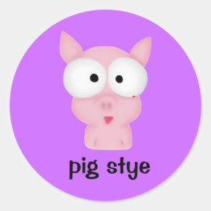 Autocollants d'étable de porc