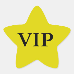 Autocollants d'étoile de VIP