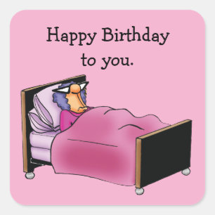 Autocollants d'humour d'anniversaire drôles