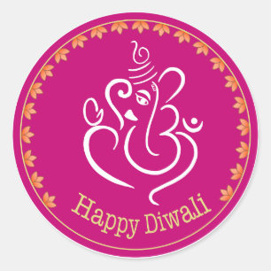 Autocollants Diwali pour cadeaux et cartes pack de