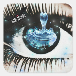 Autocollants d'oeil bleu
