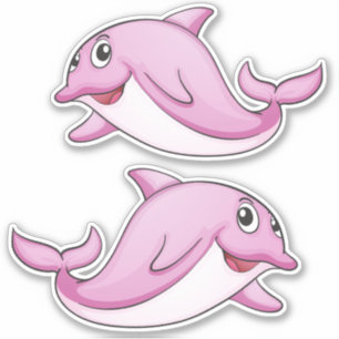 Autocollants Dolphin mignons