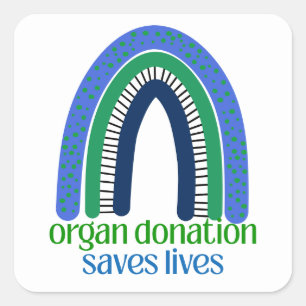 Autocollants Don d'Organes Sauvent des Vies
