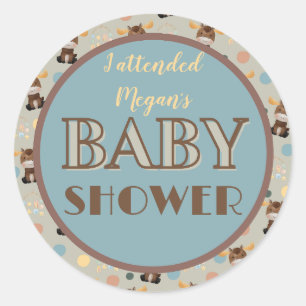 Autocollants d'orignaux et de baby showers mobiles