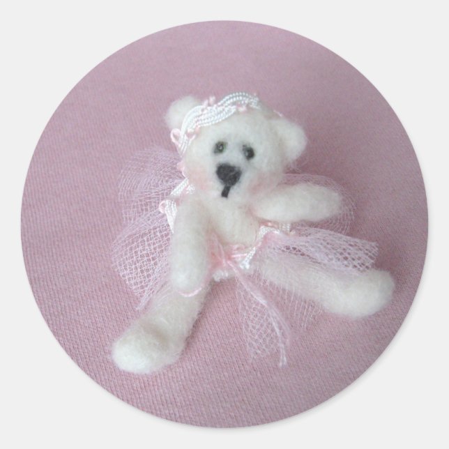 Autocollants d'ours de ballerine de Bella (Devant)