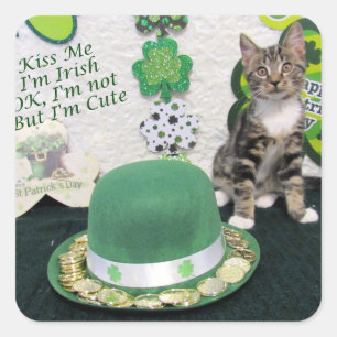 Autocollants du jour de St Patrick du bandit