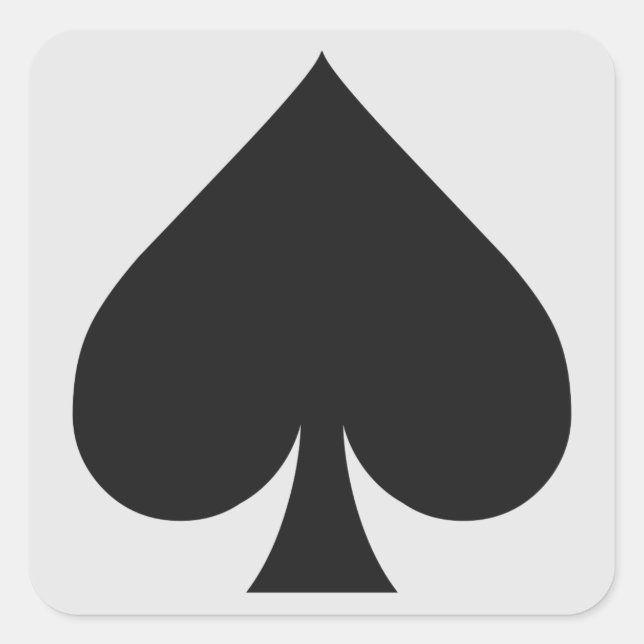Autocollants du lecteur de carte - Spade (Devant)