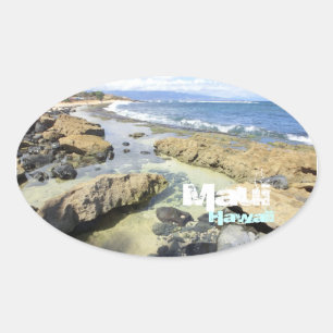 Autocollants du littoral de Maui Hawaii