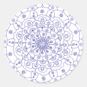Autocollants du mandala 7