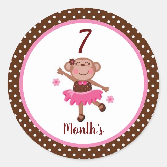 Autocollants du mois de bébé (Devant)