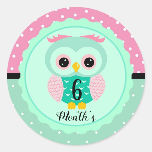Autocollants du mois de bébé (Devant)