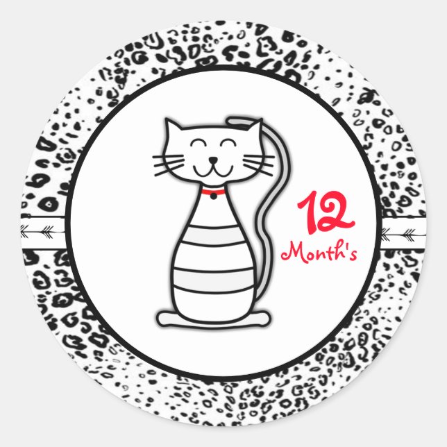 Autocollants du mois de bébé (Devant)