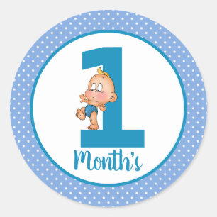Autocollants du mois de bébé