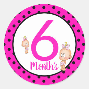 Autocollants du mois de bébé