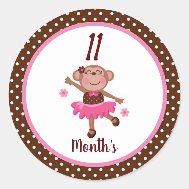 Autocollants du mois de bébé (Devant)