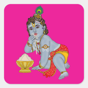 Autocollants du Seigneur Krishna