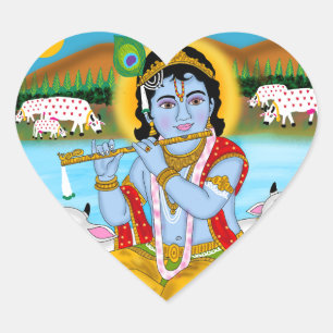 Autocollants du Seigneur Krishna